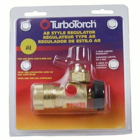 TURBOTORCH Regulator, Medium-Duty, Single Stage, Acetylene Gas 0386-0725